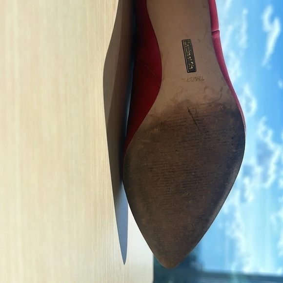 Louise et Cie unreal bright red leather boots… 10/10 size 7m OG  tag still in - Picture 11 of 11